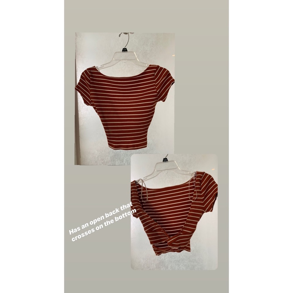 Brand new backless crop top